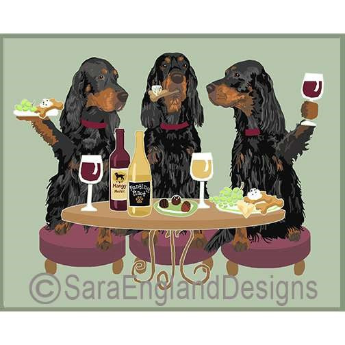 Gordon Setter - Dogs Wineing