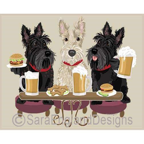 Scottish Terrier - Cheers - Two Versions - Mixed