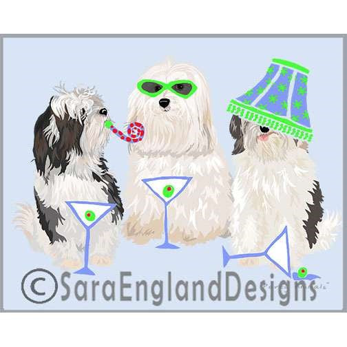 Havanese - Party Animals - Two Versions - One