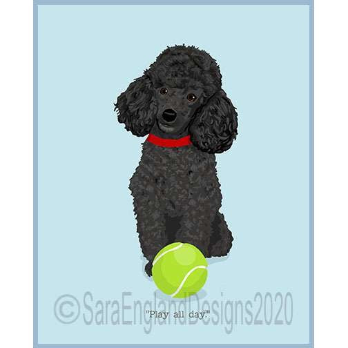 Poodle-Toy - Play All Day - Two Versions - Black