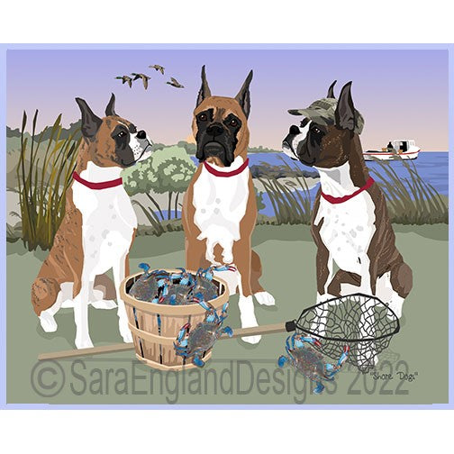 Boxer - Shore Dogs - Two Versions - Cropped Ears