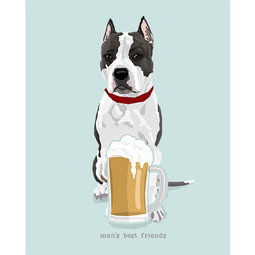 American Staffordshire Terrier - Man's Best Friends - Three Versions - Black Staffy