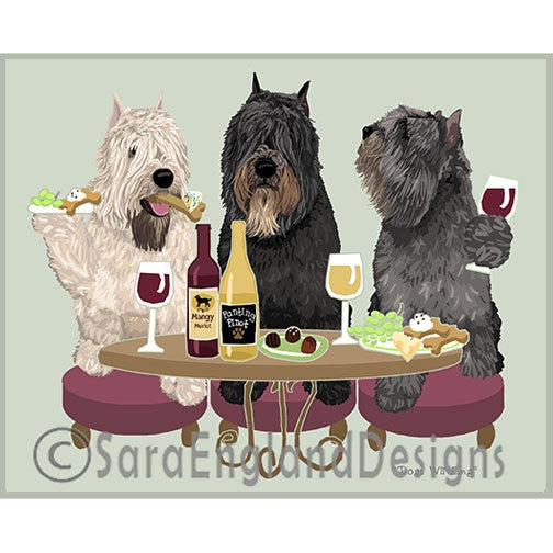 Bouvier - Dogs Wineing - Two Versions - Dogs Wineing