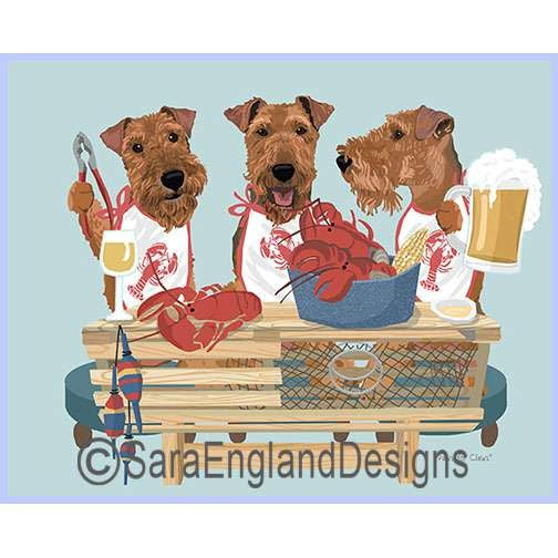Welsh Terrier - Lobster Feast