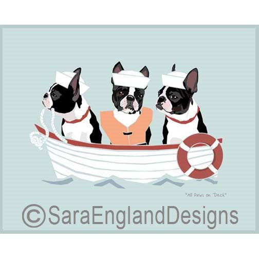 Boston Terrier - All Paws On Deck