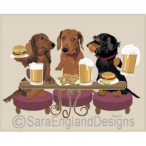 Cheers - Two Versions - Dachshund-Smooth