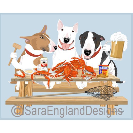 Bull Terrier - Crab Feast