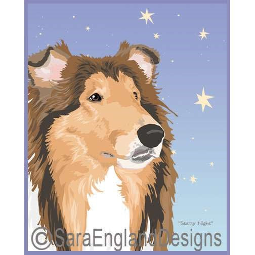 Collie-Rough - Starry Night - Four Versions - 3/4