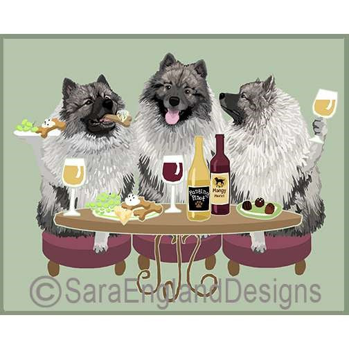 Keeshond - Dogs Wineing