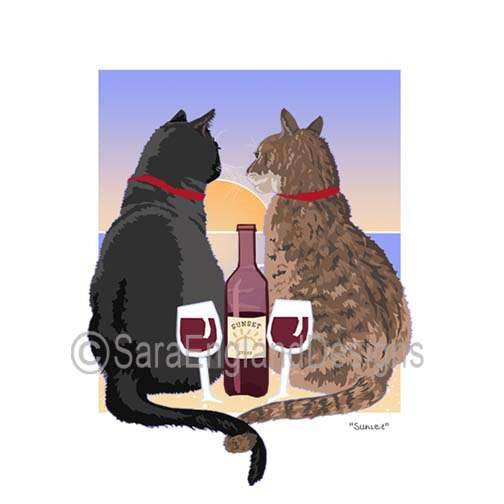 Cats - Sunset (W/ Wine)