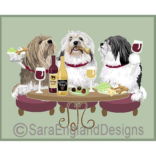 Lowchen - Dogs Wineing