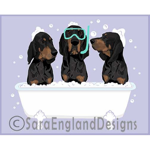 Coonhound - Black And Tan Coonhound - Spa Day
