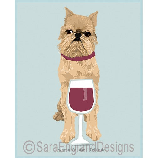 Brussels Griffon - Woman's Best Friends - Four Versions - Brown Cropped