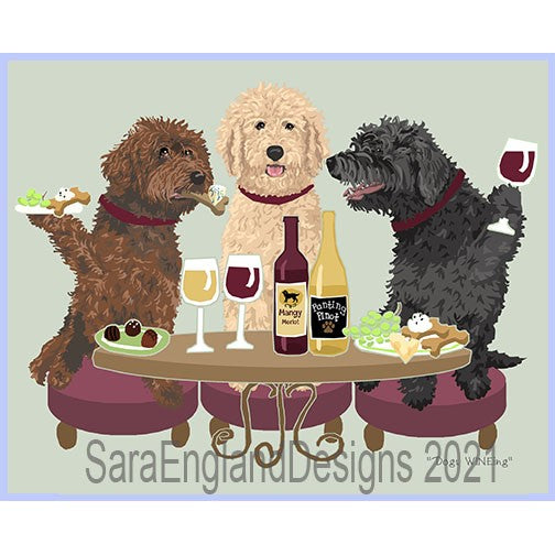 Doodle - Dogs Wineing