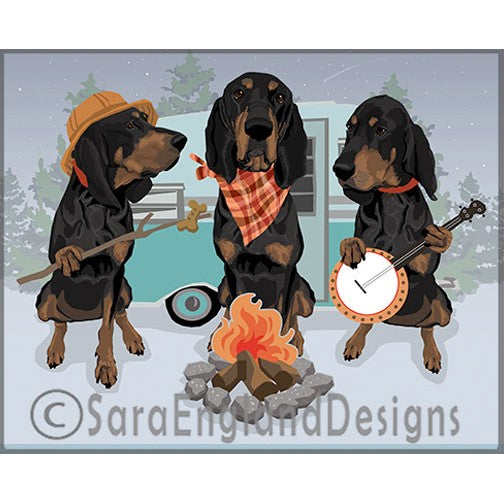 Coonhound - Black And Tan Coonhound - Ruffin' It
