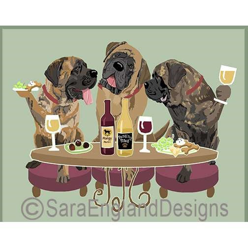 Mastiff - Dogs Wineing