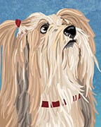Lhasa Apso Gel Pen - Refillable With Comfort Grip, Great For Dog Lovers & Everyday Use