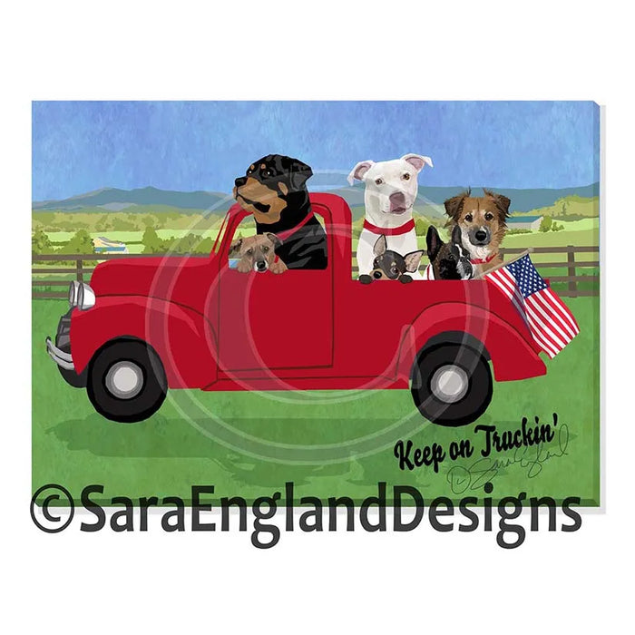 Golden Retriever - Keep On Truckin'