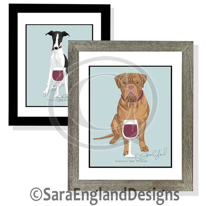 Great Dane - Woman's Best Friends - Six Versions - Harlequin - Cropped