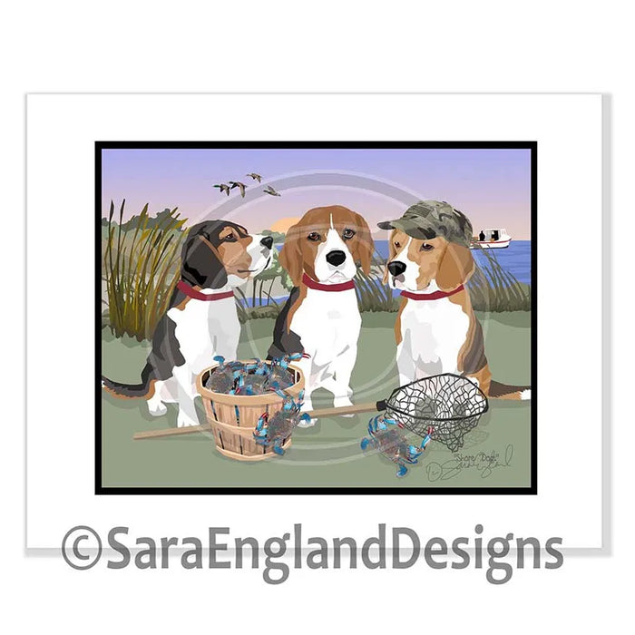 Pug - Shore Dogs - Three Versions - Fawn