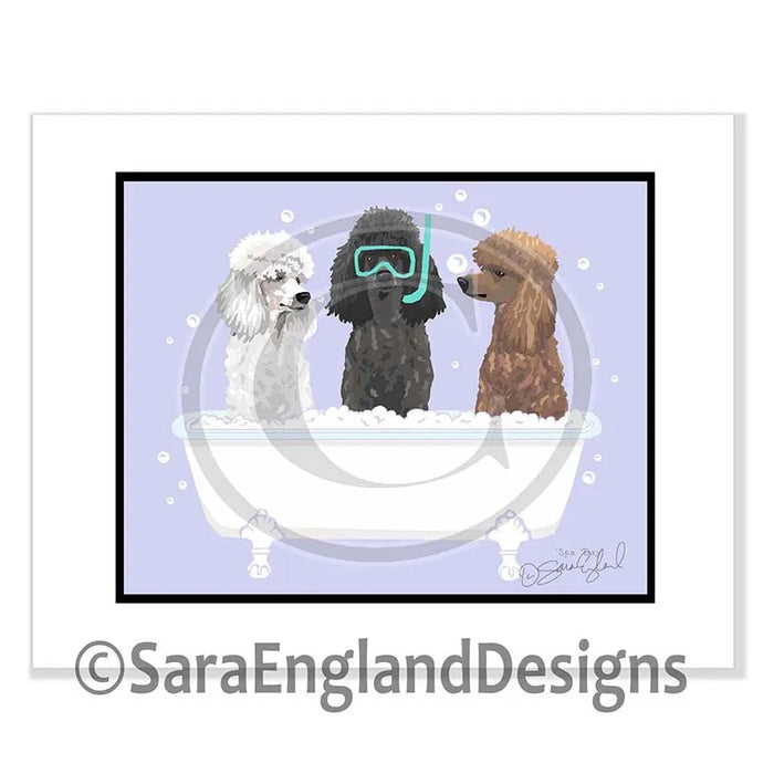Schnauzer-Miniature - Spa Day - Two Versions - Natural Ears