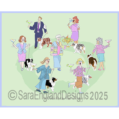 Miniature American Shepherd - 5 O'clock In the Ring