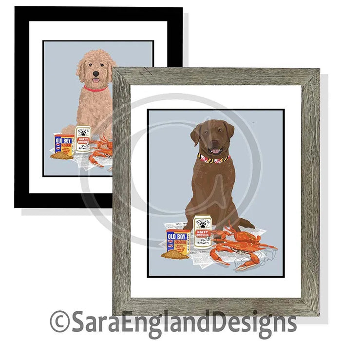 Doodle - Natty Dog - Eight Versions - Golden
