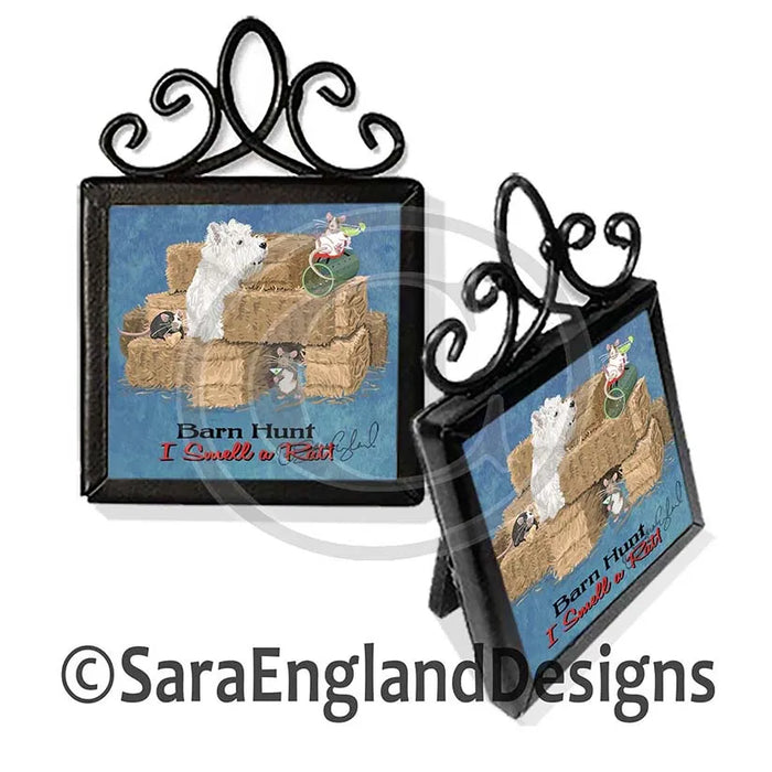 Schnauzer-Standard - Barn Hunt - Two Versions - Gray