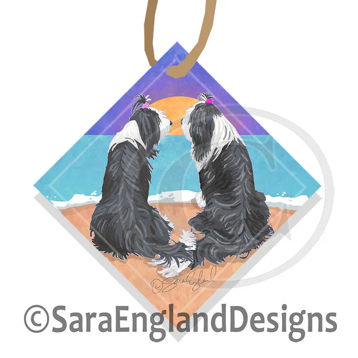 English Springer Spaniel - Sunset (W/ No Wine) - Three Versions - Mixed