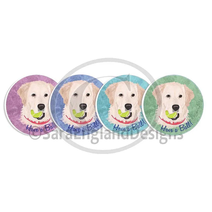 Labrador Retriever - Have A Ball - Four Versions - Chocolate