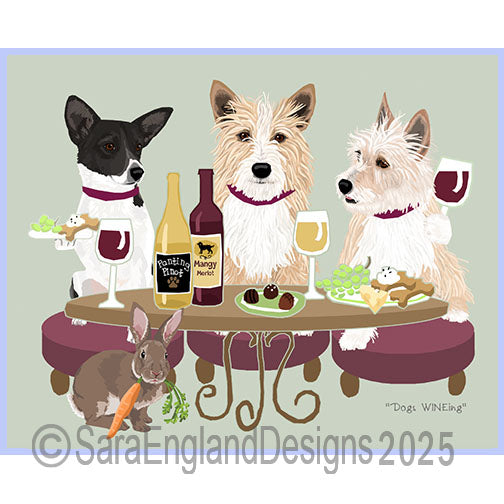 Portuguese Podengo Pequeno - Dogs WINEing-w/ Friend
