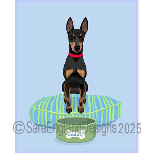 Manchester Terrier - Good Dog Bed-Natural