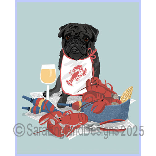 Pug - Lobster-Single-Black