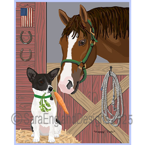Portuguese Podengo Pequeno - Happy Tails-Black