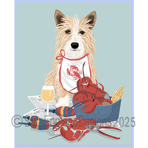 Portuguese Podengo Pequeno - Lobster Feast-Single-Wire