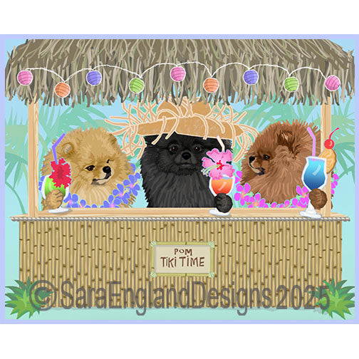 Pomeranian - Tiki Time