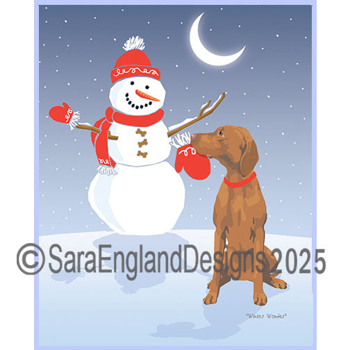 Vizsla - Winter Wonder