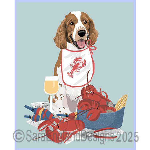 Welsh Springer Spaniel - Lobster Feast-Single