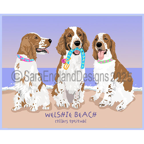 Welsh Springer Spaniel - Collars Optional