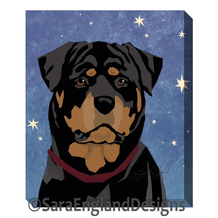 Labrador Retriever - Starry Night - Three Versions - Chocolate