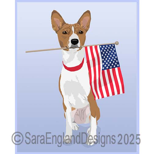 Basenji - Patriot-Red