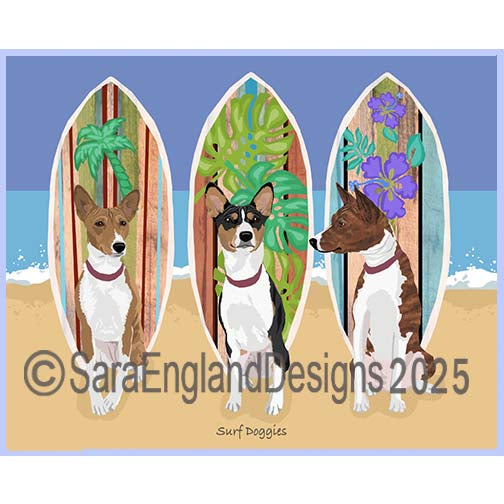 Basenji - Surf Doggies