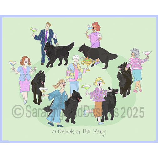 Belgian Sheepdog - 5 O'clock In The Ring