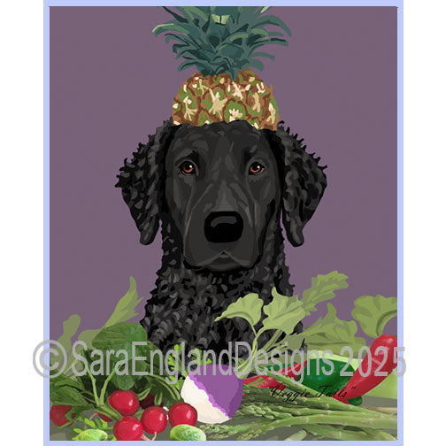 Curly Coated Retriever - Veggie Tails-Black