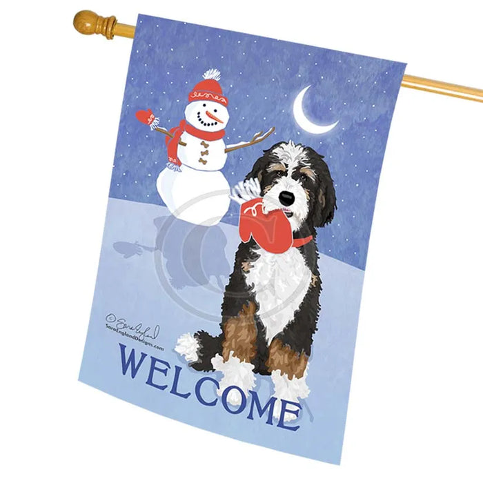 Havanese - Winter Wonder - Two Versions - Black
