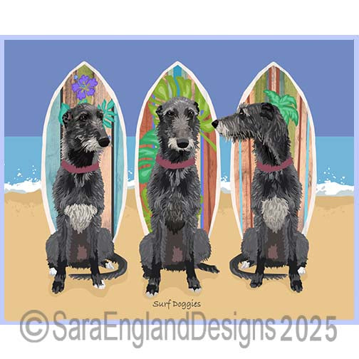 Scottish Deerhound - Surf Doggies