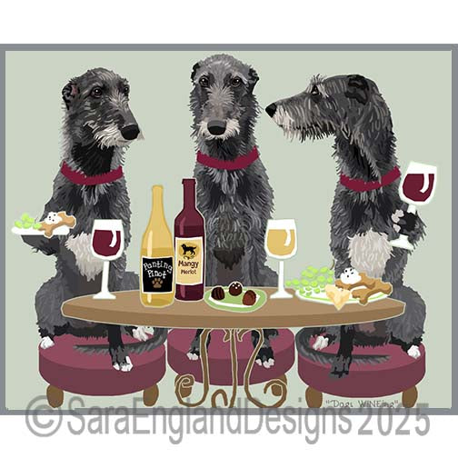 Scottish Deerhound - Dogs WINEing