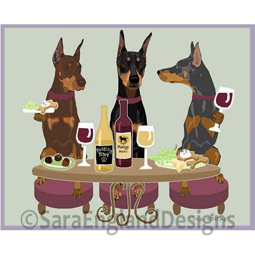Doberman Pinscher - Dogs Wineing