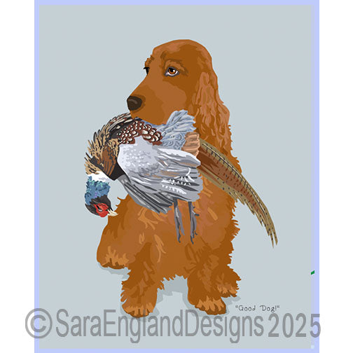 Cocker Spaniel - Good Dog Pheasant-Red
