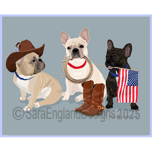 French Bulldog - Red, White & Chew